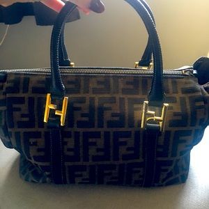 Vintage Fendi Zucca Satchel